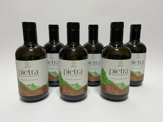 Pietra - Monocultivar Ogliarola Barese 6 bottiglie da 500ml